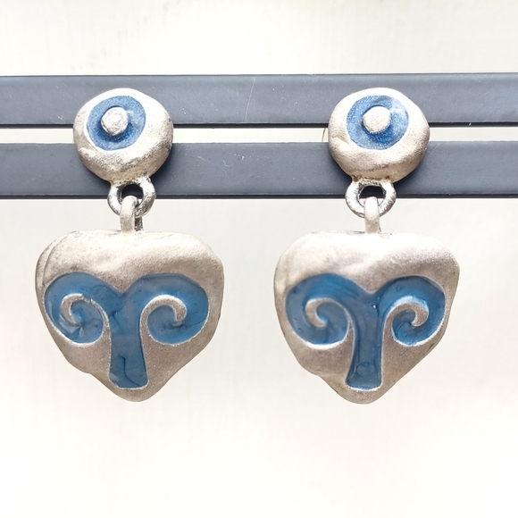 Vintage Art Deco Earrings - Picture 3 of 5